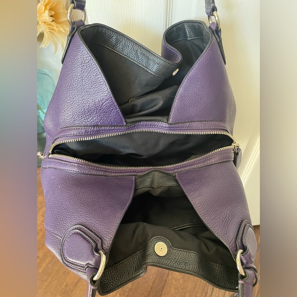 Purple Coach Purse 💜 Edie Handbag - Picture 13 of 17